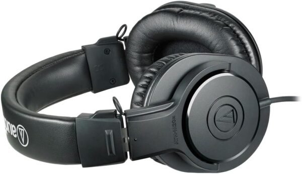 Audio-Technica ATH-M20x Professional Studio Monitor Headphones review with accessories for studio perfection