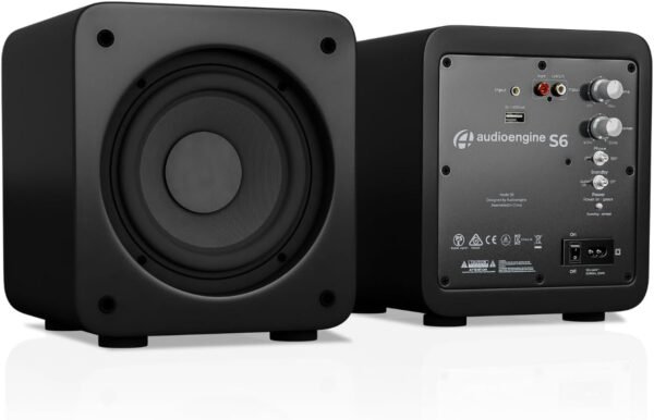 Audioengine S6 Compact Subwoofer Review Powerful Bass for Gaming and Home Audio