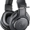Audio-Technica ATH-M20x Professional Studio Monitor Headphones review with accessories for studio perfection