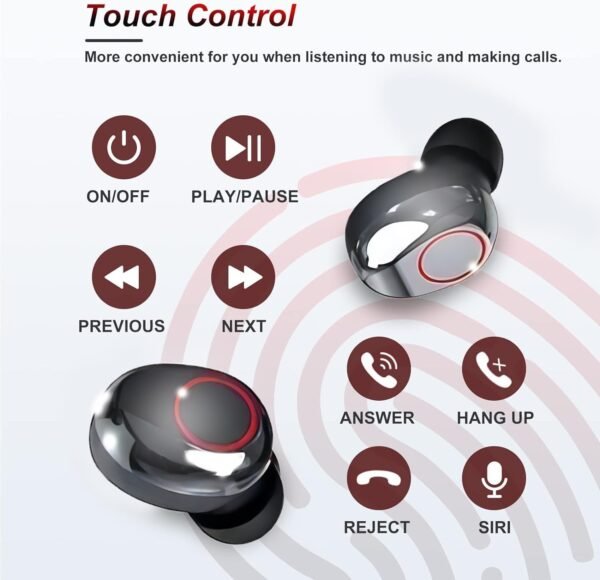 613bYQetyfL._AC_SL1500_ Review of High-Definition Bluetooth 5.4 Wireless Earphones with Noise Cancelling and IPX7 Waterproof