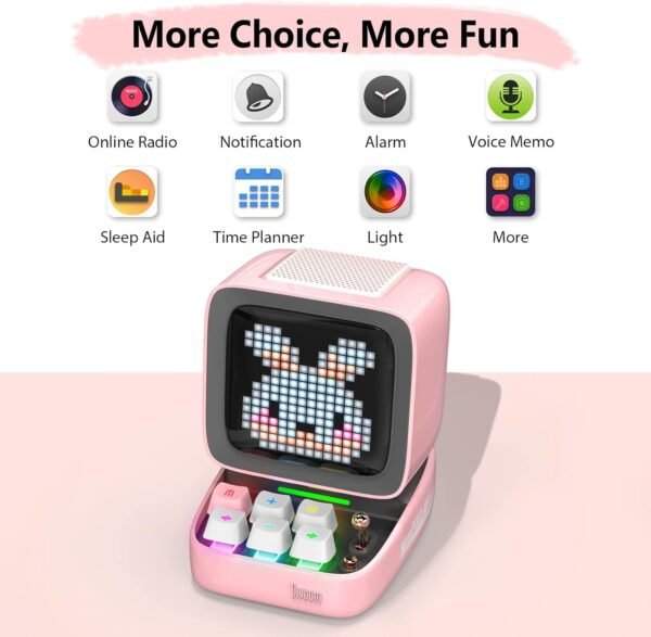 Divoom Ditoo Retro Pixel Art Bluetooth Speaker review fun features and sound quality