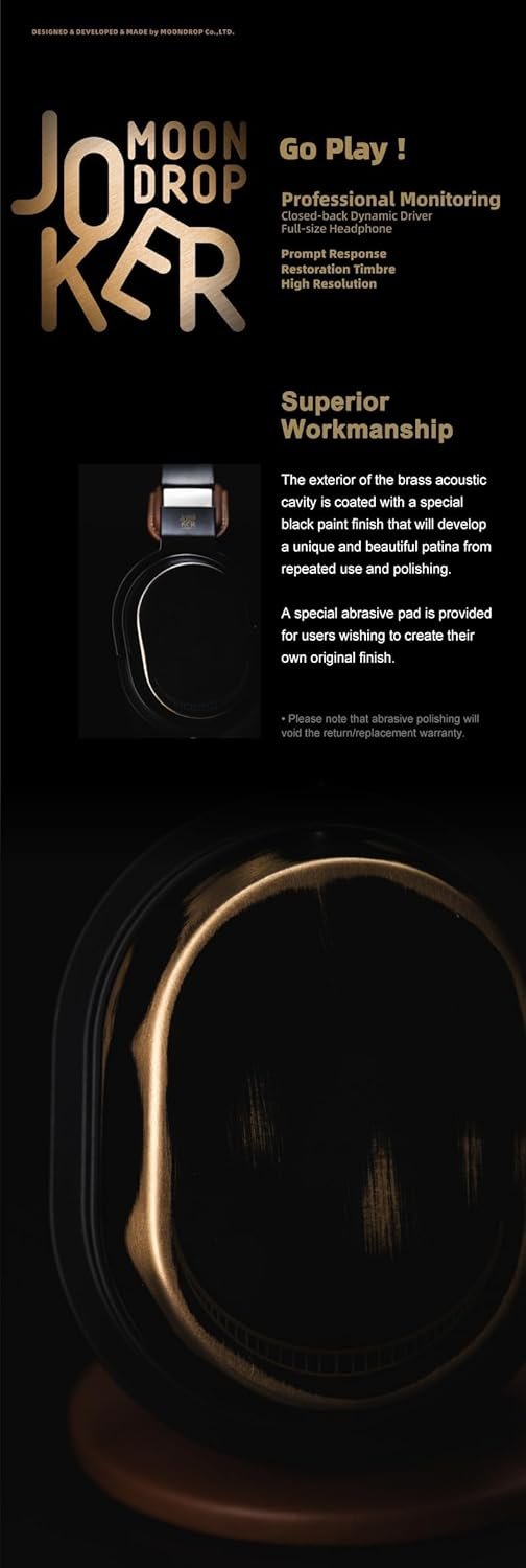 Moondrop Joker Headphones review for professional monitoring with exceptional sound quality