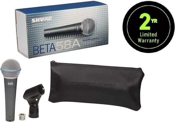 Shure Beta 58A Dynamic Microphone review for stage and studio performance quality