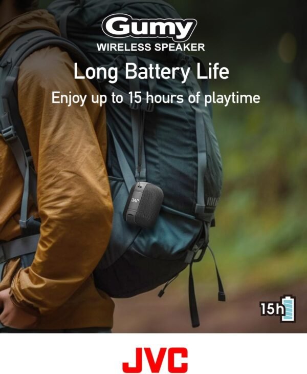 JVC Gumy Wireless Speaker Review Compact Bluetooth 5.3 Sound with 15-Hour Battery