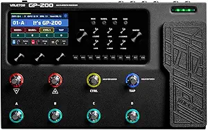 Valeton GP-200 multi-effects pedal review with amp modeling and USB interface