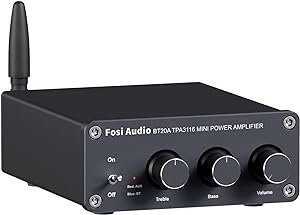 Fosi Audio BT20A Bluetooth Stereo Amplifier Review Powerful Mini Amp for Home Audio Setup