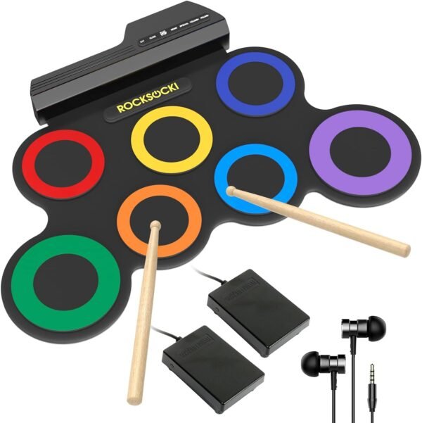 Review of Rocksocki 7-Pad Kids Electronic Drum Set Perfect for Beginners