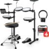 Donner DED-70 Electric Drum Set Review Perfect for Beginners and Young Drummers