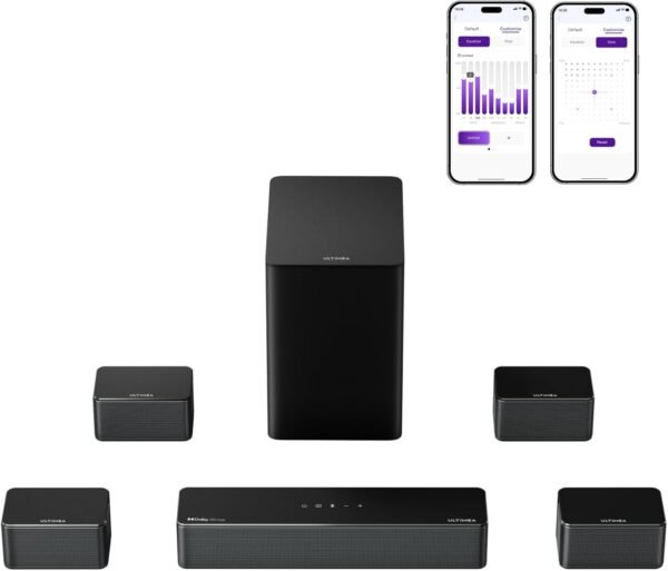 Ultimea Poseidon D80 Sound Bar Review 2025 Upgrade Dolby Atmos Home Theater System