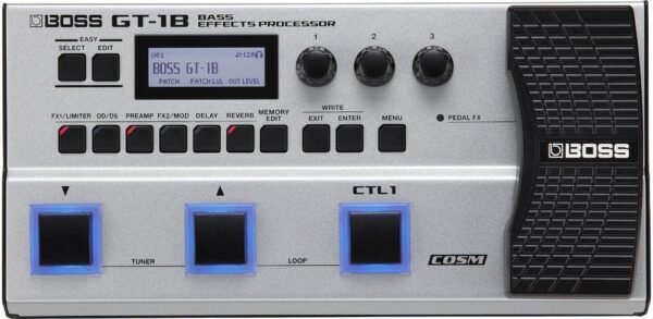 Comprehensive review of the BOSS GT-1B Bass Effects Processor for musicians
