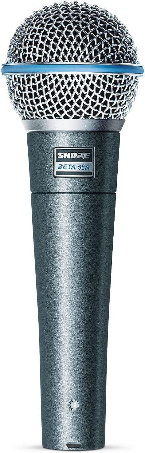 Shure Beta 58A Dynamic Microphone review for stage and studio performance quality