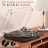 Turntables Record Player Retrolife HQ-KZ006 review wireless connectivity and vinyl recording features