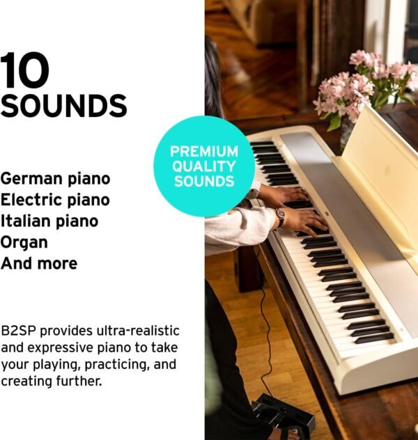 Korg B2 Digital Piano Review 88-Key Weighted Keyboard with Realistic Sound and Features