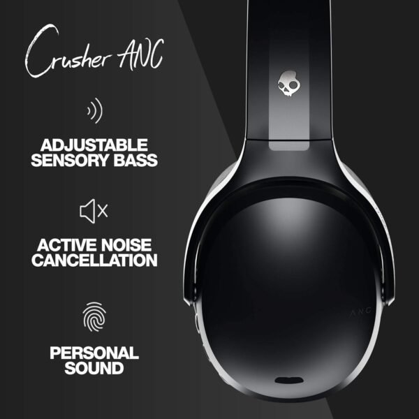 Skullcandy Crusher ANC Over-Ear Wireless Headphones Review with Sensory Bass and Noise Canceling