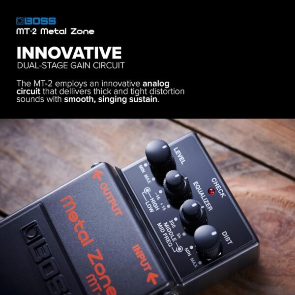 71F2MYsLtL._AC_SL1500_ Boss MT-2 Metal Zone Distortion Guitar Pedal Review for Metal Enthusiasts