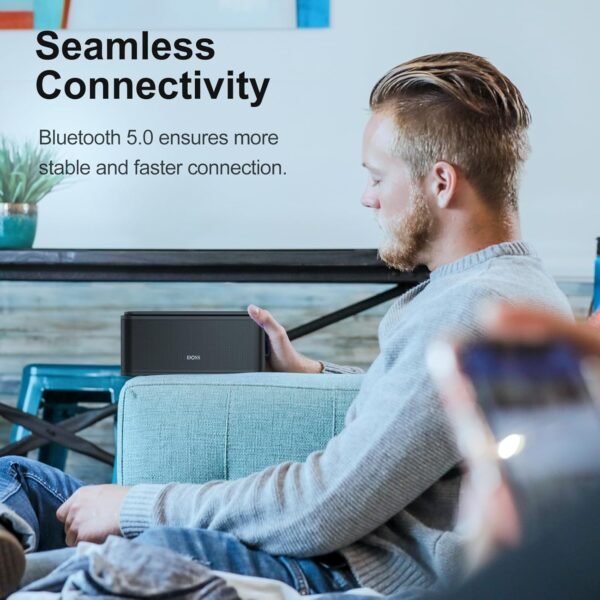 DOSS SoundBox Touch portable Bluetooth speaker review with 12W HD sound and waterproof design