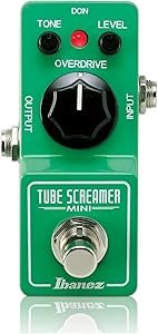 Ibanez Tube Screamer Mini review compact overdrive pedal with legendary tone