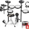 Donner DED-200 Electric Drum Set Review Quiet Mesh Pads and 450+ Sounds