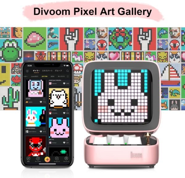 Divoom Ditoo Retro Pixel Art Bluetooth Speaker review fun features and sound quality