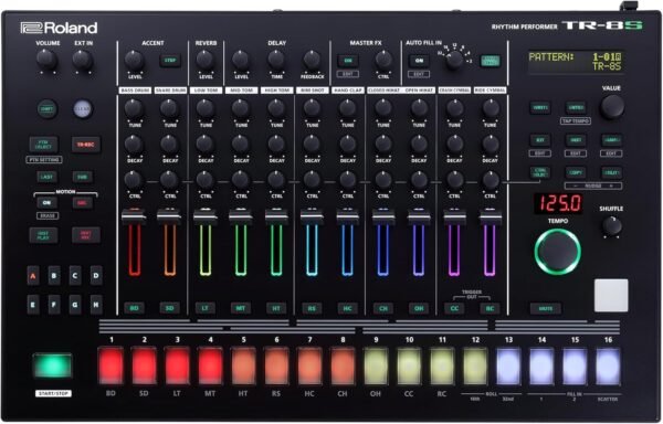Roland TR-8S Drum Machine review combining classic sounds with modern performance tools