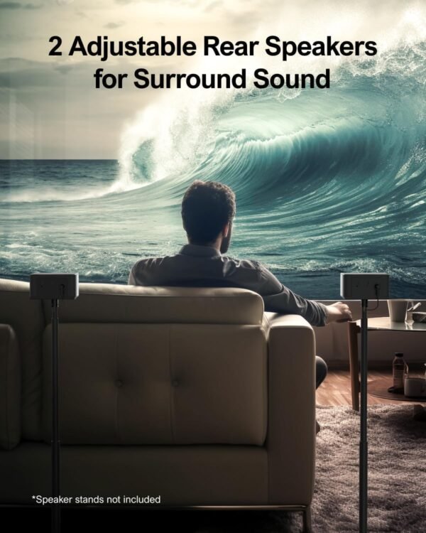 ULTIMEA Poseidon D50 5.1 Sound Bar Review Powerful Surround Sound for Home Theater