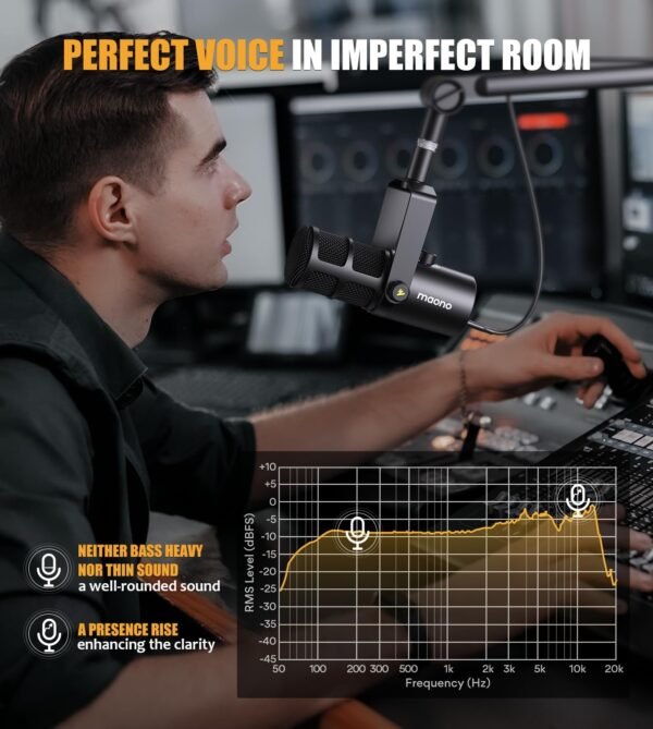 Review of MAONO PD400X Dynamic Microphone for Podcasting, Streaming, and Studio Recording