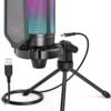 FIFINE Gaming USB Microphone A6V review for streaming, podcasts, and PC gaming setup