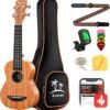 Donner Concert Ukulele DUC-1 23 Review Best Beginner-Friendly Mahogany Instrument Bundle