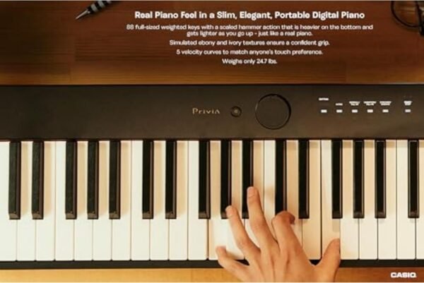 Casio Privia PX-S3100 digital piano review sleek design and realistic performance