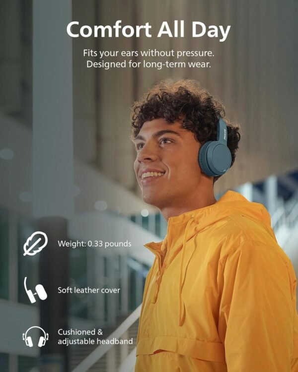 Philips H4205 Wireless Headphones Review Lightweight On-Ear Comfort with Deep Bass and Long Battery Life