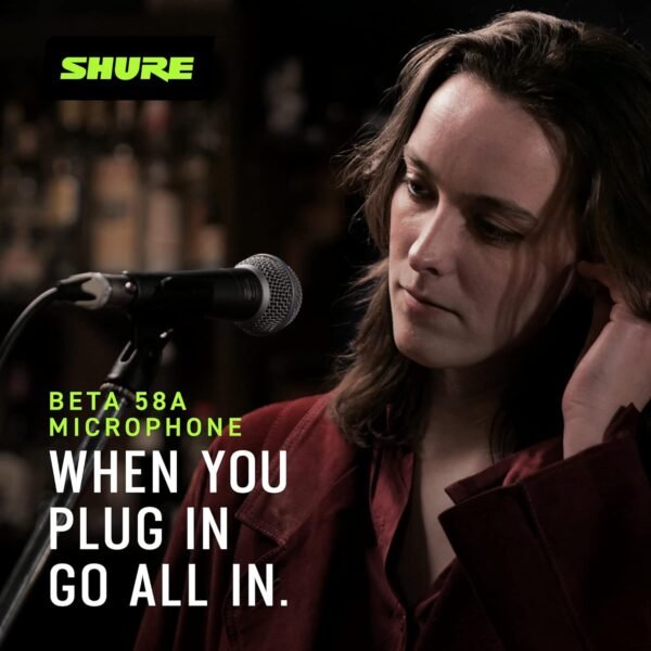Shure Beta 58A Dynamic Microphone review for stage and studio performance quality