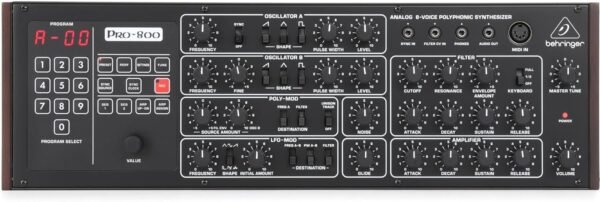 Behringer Pro-800 Synthesizer Review Discovering the Best 8-Voice Analog Experience