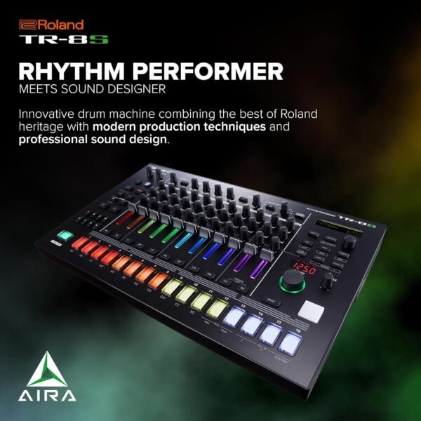 Roland TR-8S Drum Machine review combining classic sounds with modern performance tools