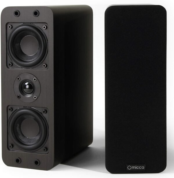 Micca OoO Passive Slim Bookshelf Speakers review Compact Design with Impressive Sound Quality