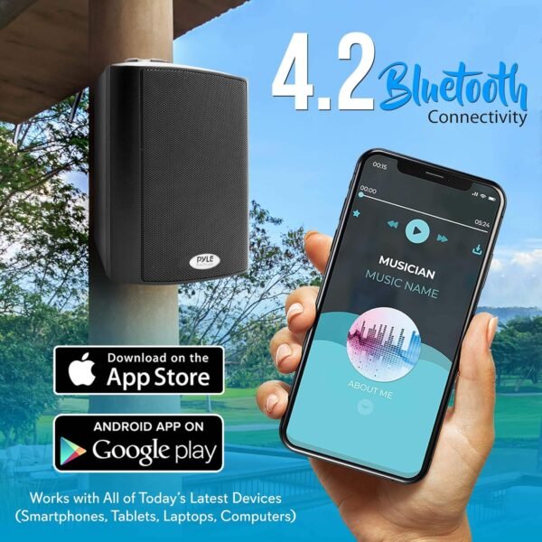 Review of Pyle Wall Mount Home Speaker System with Bluetooth for Indoor Use