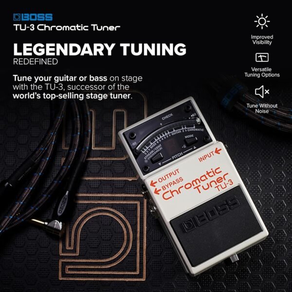 81LtrTTTcFL._AC_SL1500_ Boss TU-3 Chromatic Tuner Pedal Review Ultimate Guide for Guitar and Bass Players
