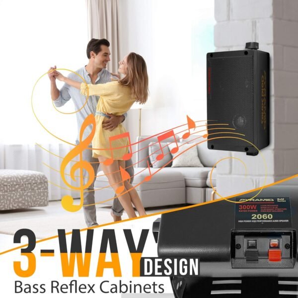 Review of Pyramid Outdoor Speakers 2060 Powerful 3-Way System for Indoor and Outdoor Use