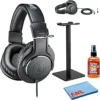 Audio-Technica ATH-M20x Professional Studio Monitor Headphones review with accessories for studio perfection