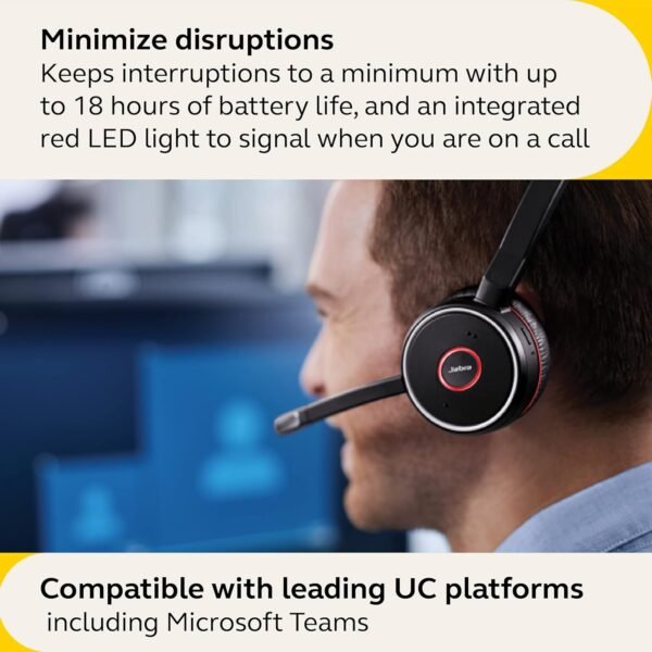 Jabra Evolve 75 SE wireless headset review exceptional ANC and audio quality tested