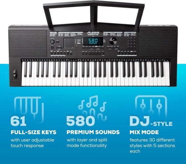 Alesis Harmony 61 Pro review exploring features, sound quality, and performance for musicians