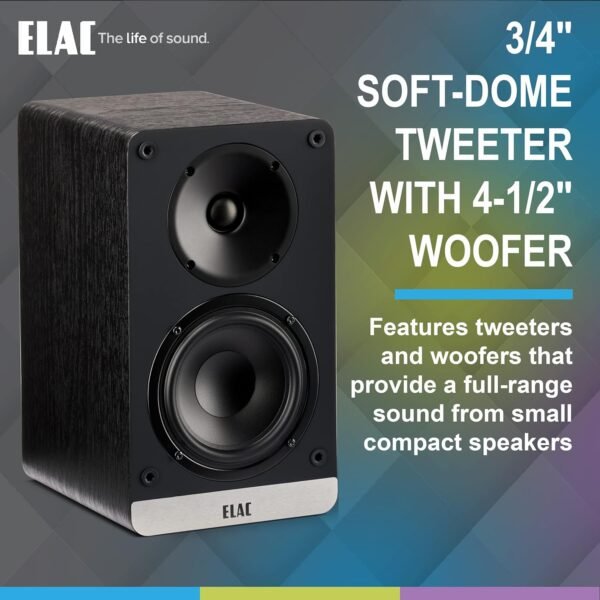 ELAC Debut ConneX Powered Bookshelf Speakers review perfect for home entertainment with HDMI ARC